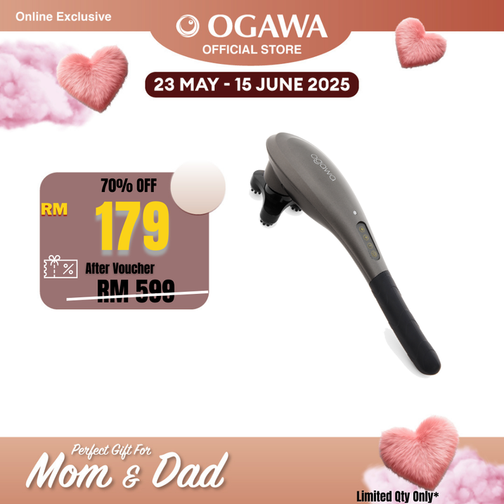 [Apply Code: 7TM12] ogawa by OGAWA Buzzy Percussion Handheld Massager*